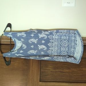 Maurices - Blue/White Tank - Large